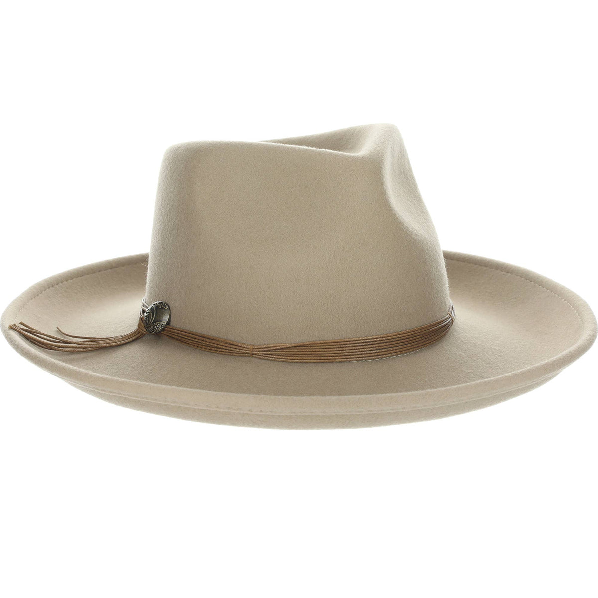Womens Fall Wool Felt Rancher Hat Wide Brim- Palermo