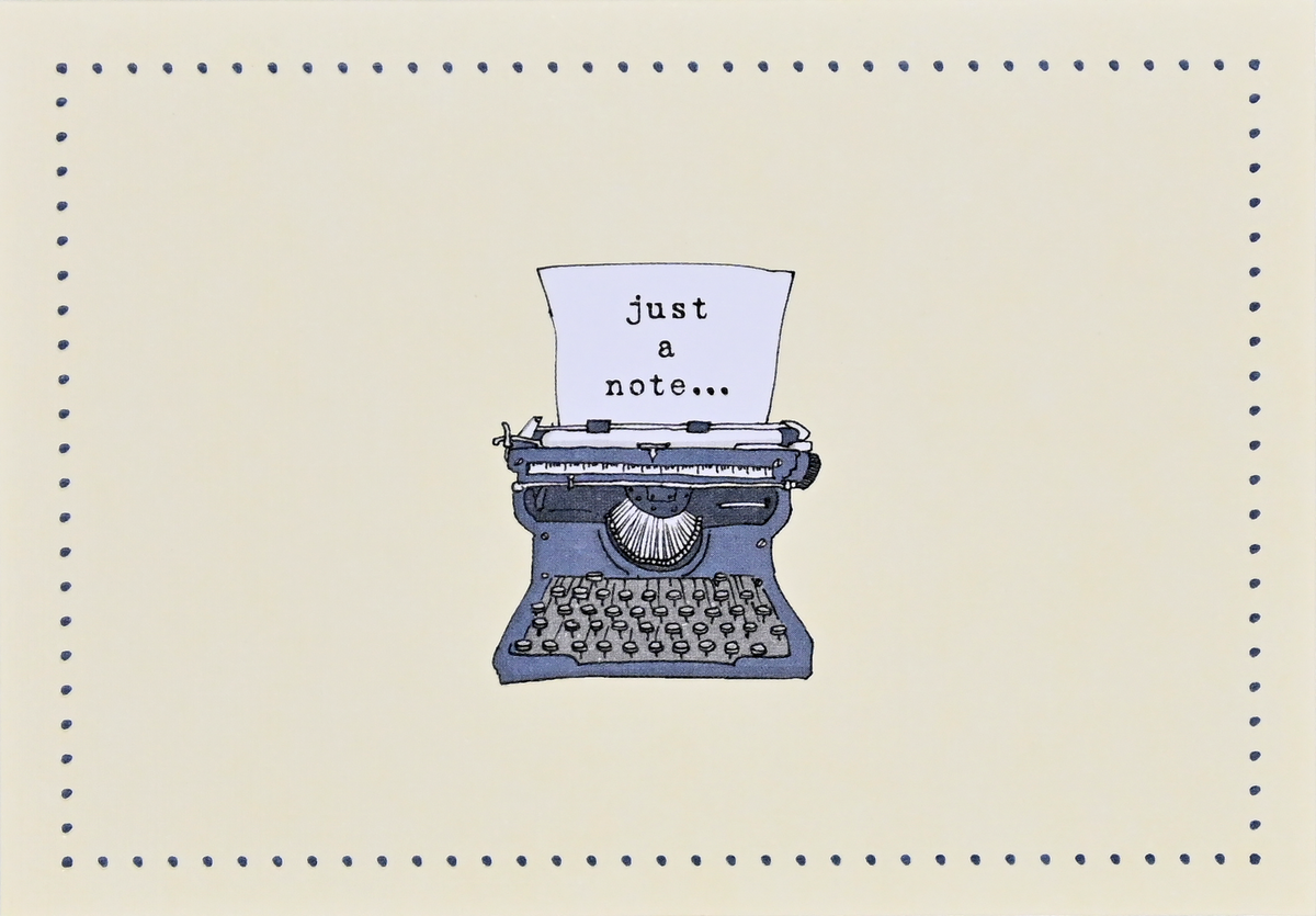 Note Card Typewriter