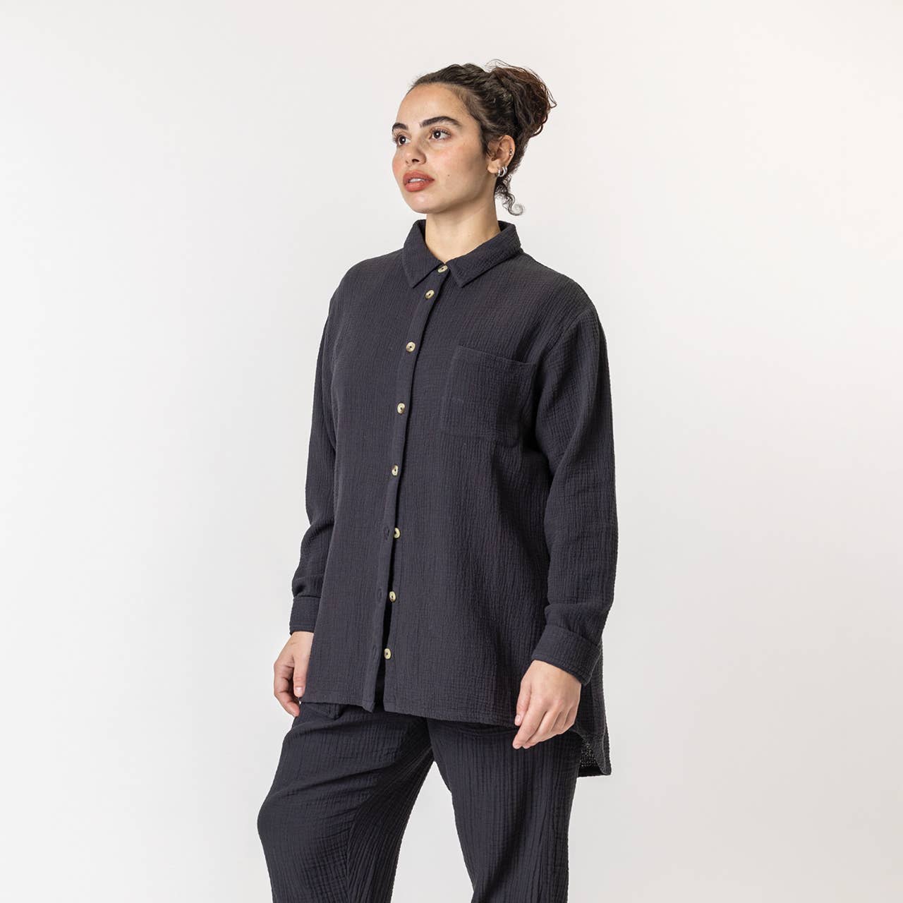 100% Organic Cotton - Button Down Shirt