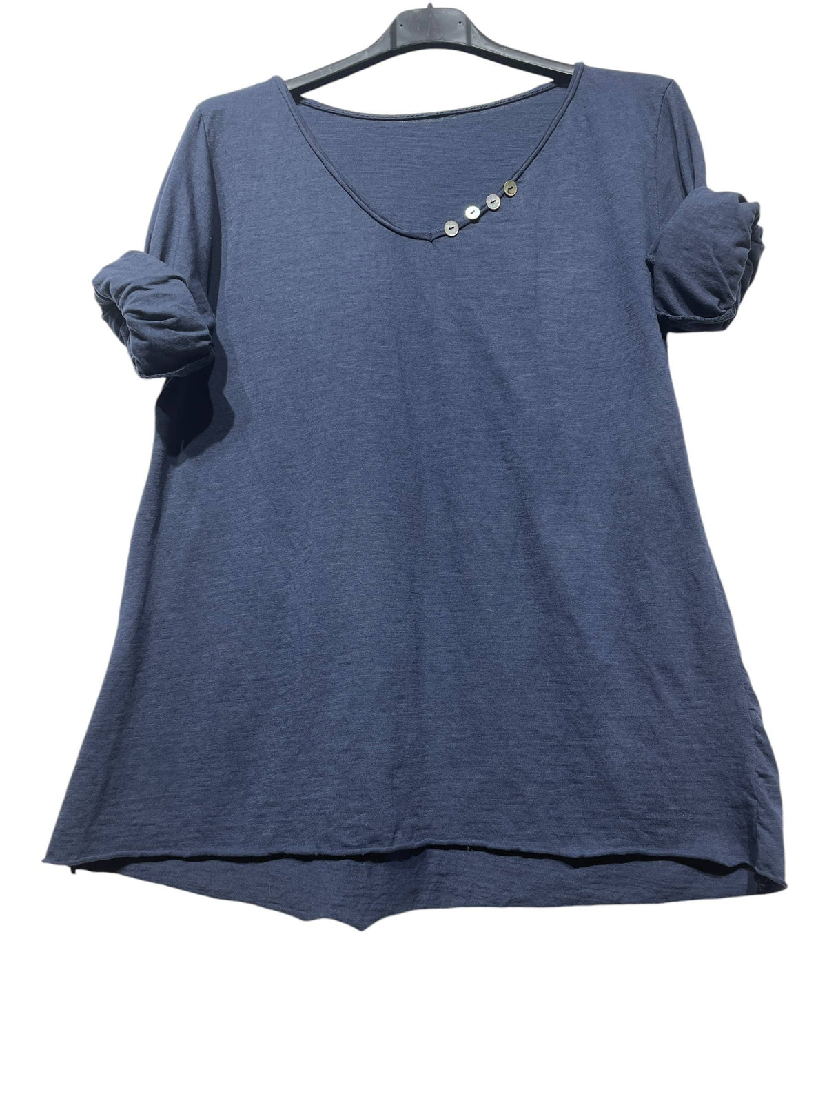 69461 BASIC COTTON TSHIRT: Black