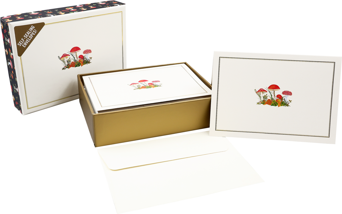 Note Card Mushrooms