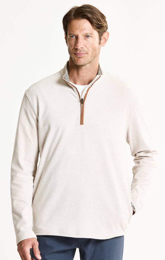 Ultra Soft Heather Pullover Quarter Zip