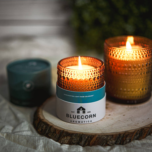 Woodsy Pine Scented Candle – Vegan Coconut Wax & Clean Fragrance