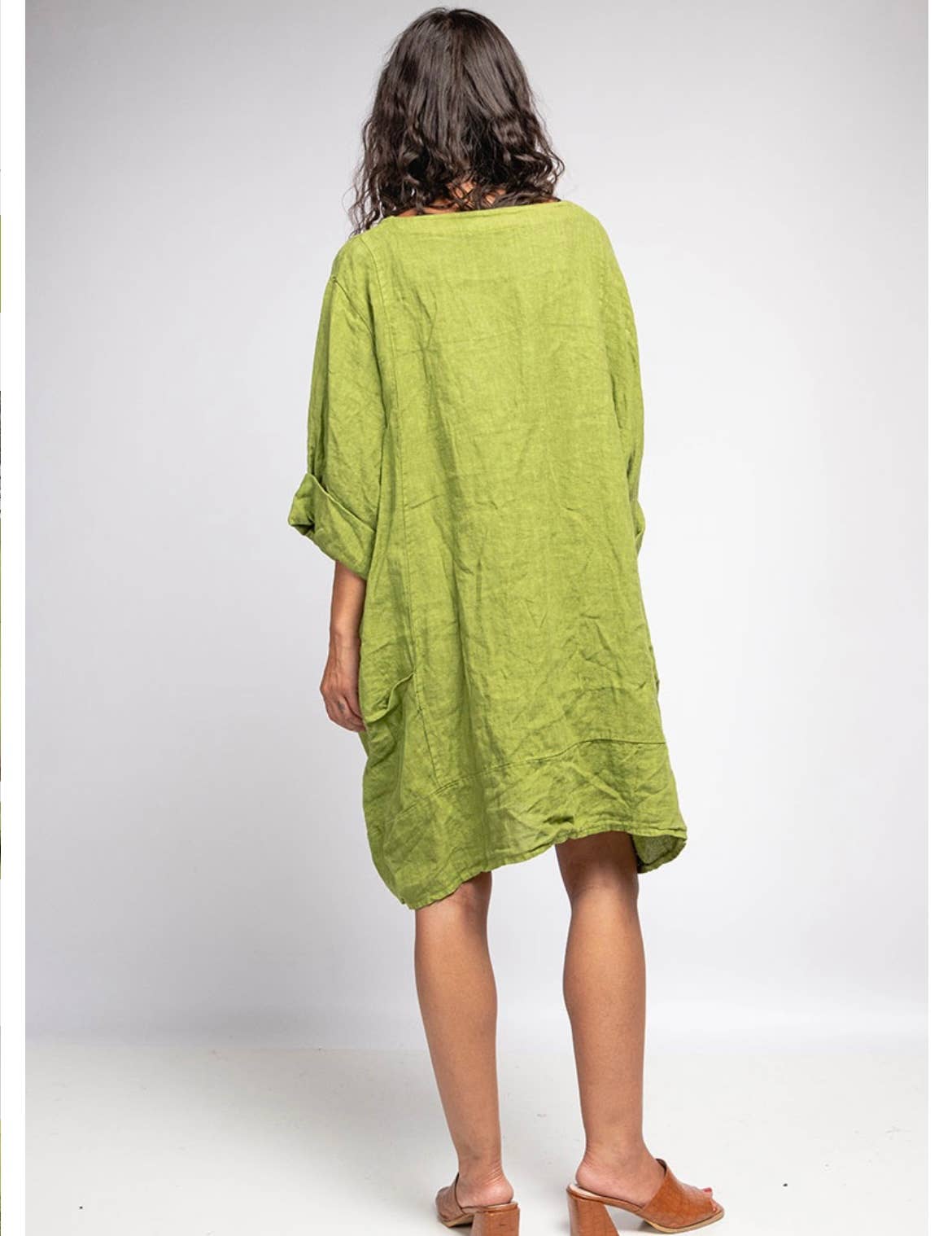 LINEN DRESS. 67188 MELANIA
