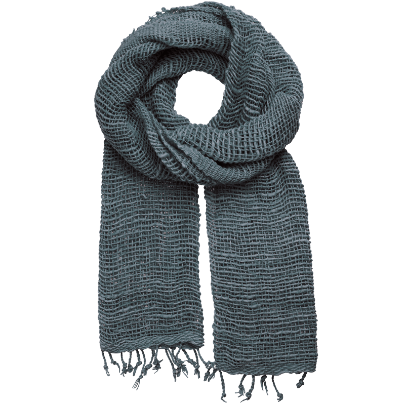 100% Cotton Fair Trade Free Weave Scarf for Fall and Winter