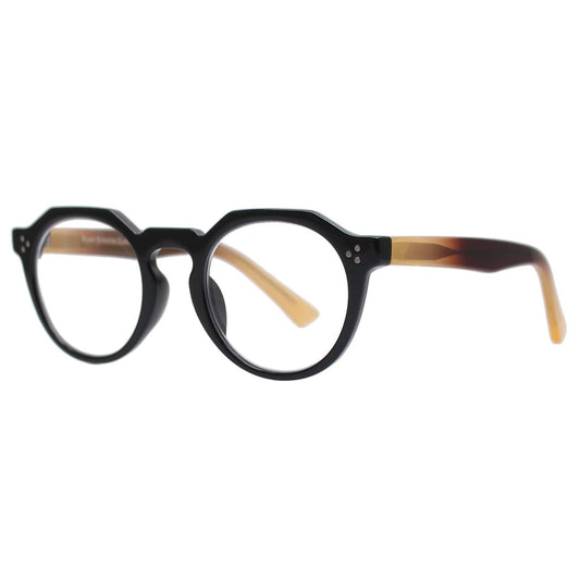 PARKER | Black  | Cream Temples | Blue Light