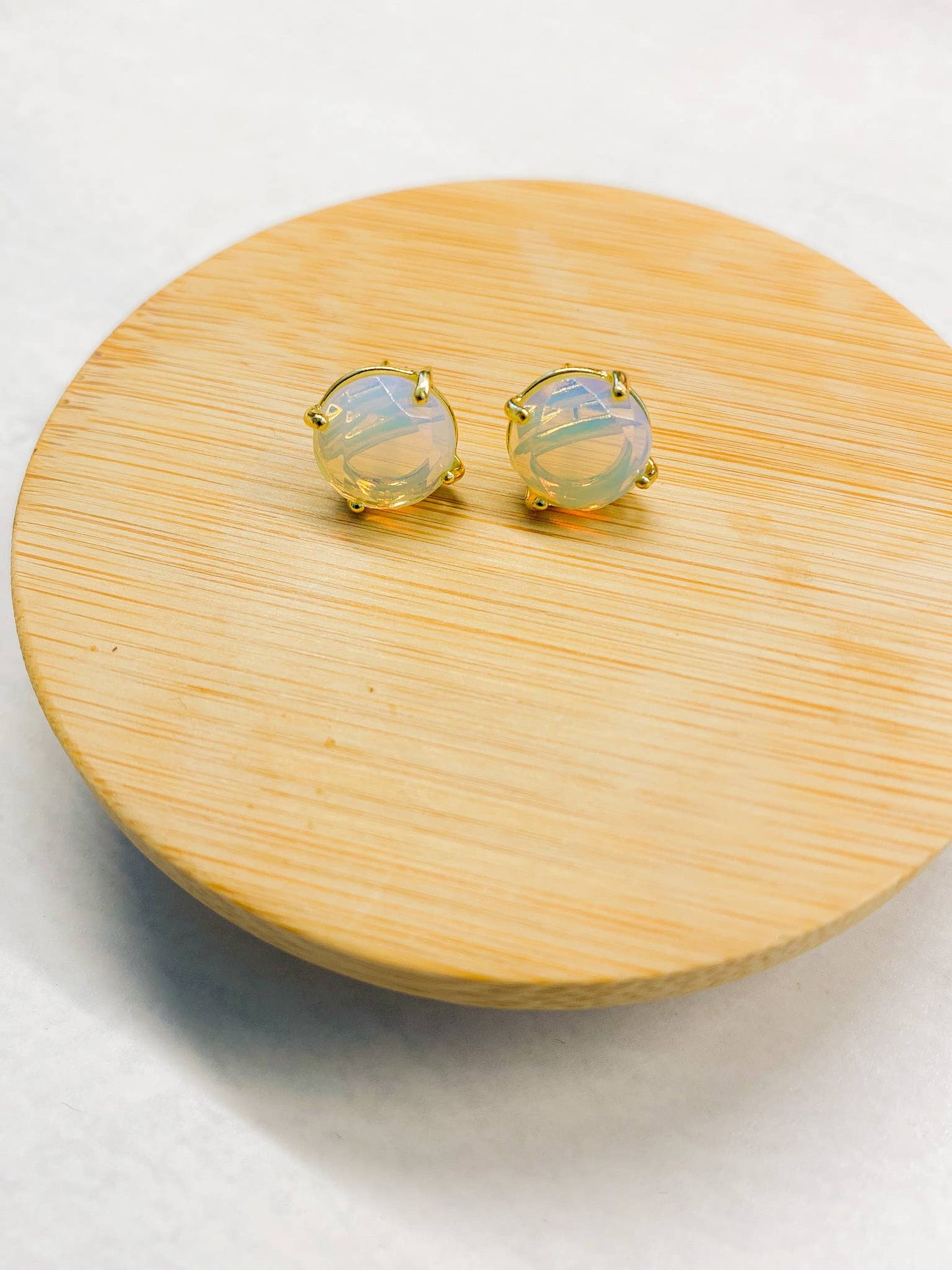 Big Gem Stud Earrings