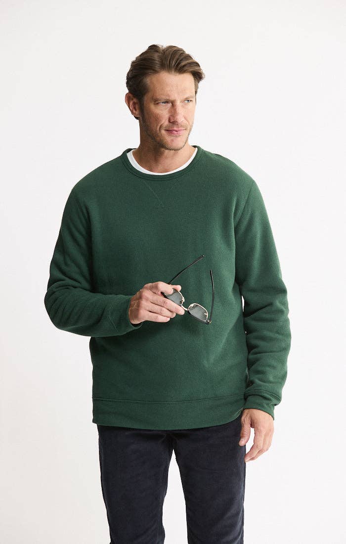 Kent Jacquard Sherpa Lined Crewneck