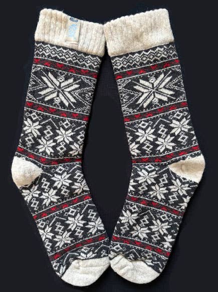 Viking Knits Bergen Norway Pattern Wool Socks VKB8