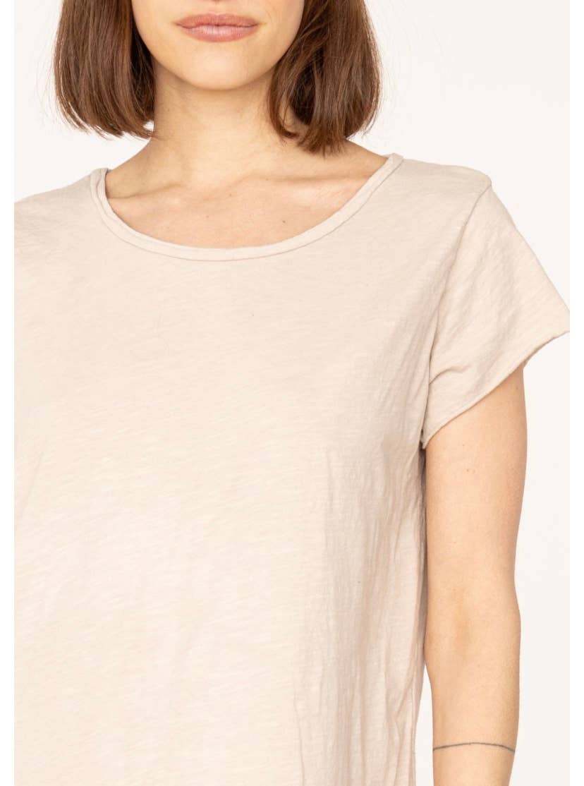 COTTON T-SHIRT ROUND NECK, BASIC 8117