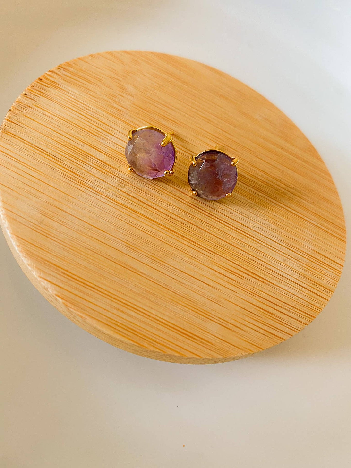 Big Gem Stud Earrings