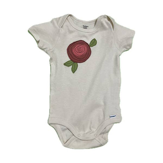 Onesie-Blooming Rose