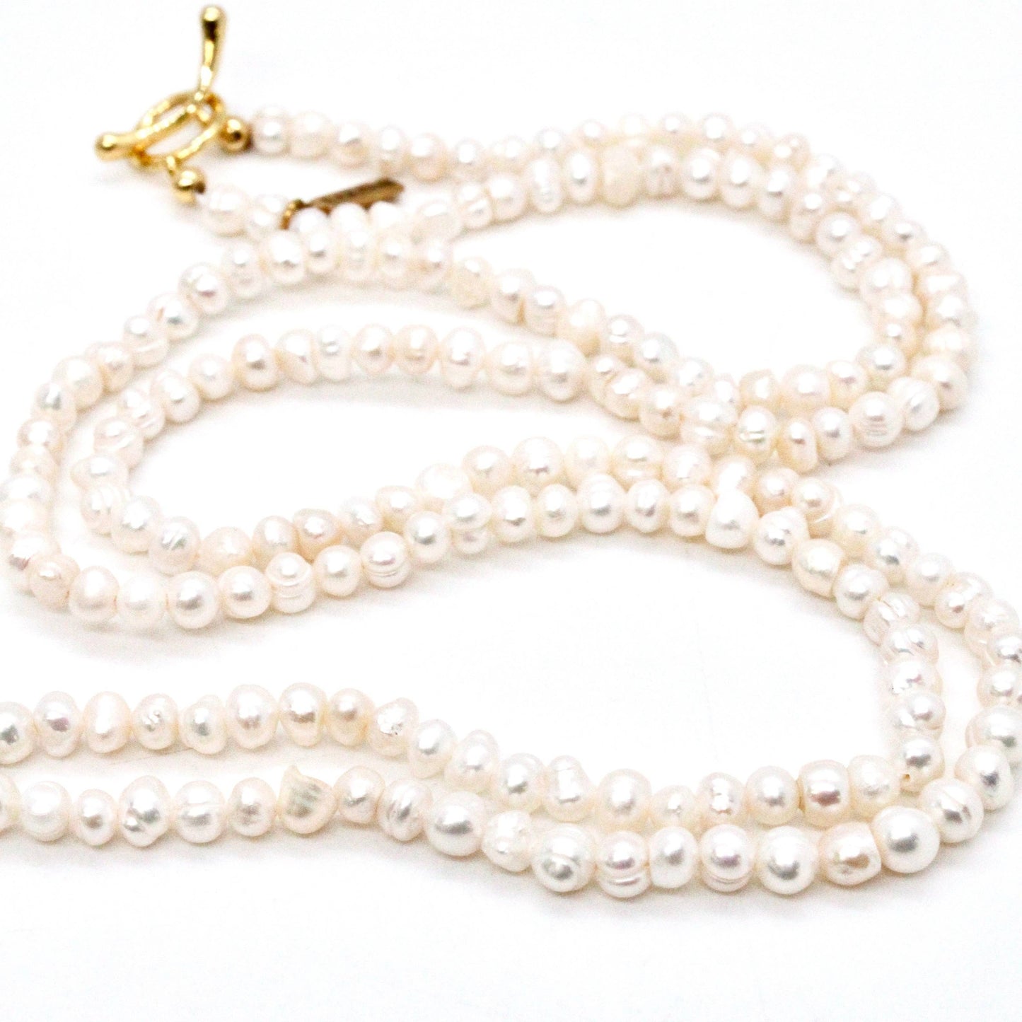 Delicate Mini Freshwater Pearl Beaded Necklace - N2-2565