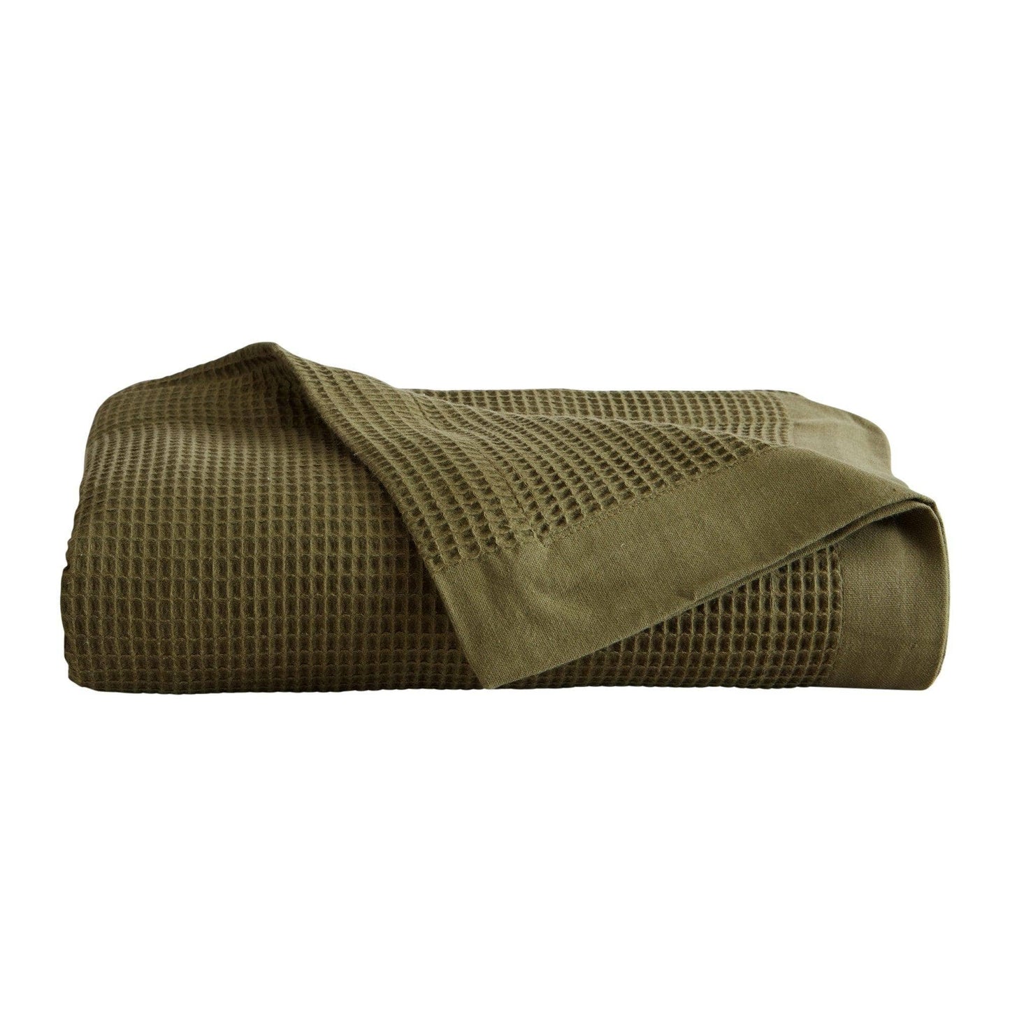 100% Cotton Small Waffle Weave Blanket - Hazel Collection