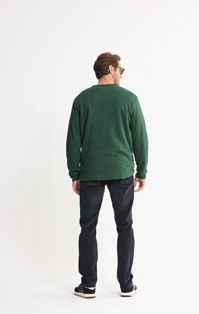 Kent Jacquard Sherpa Lined Crewneck