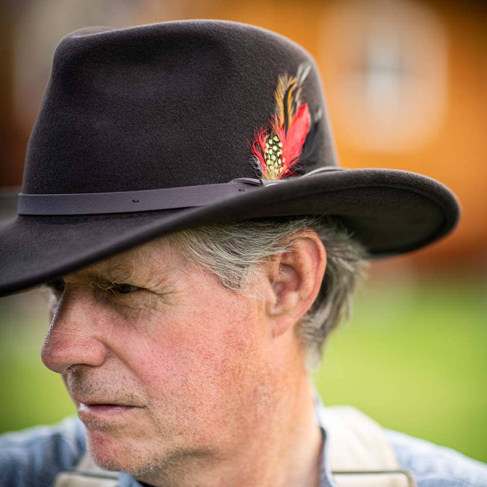 Mens Winter Wool Felt Crushable Hat- Dakota