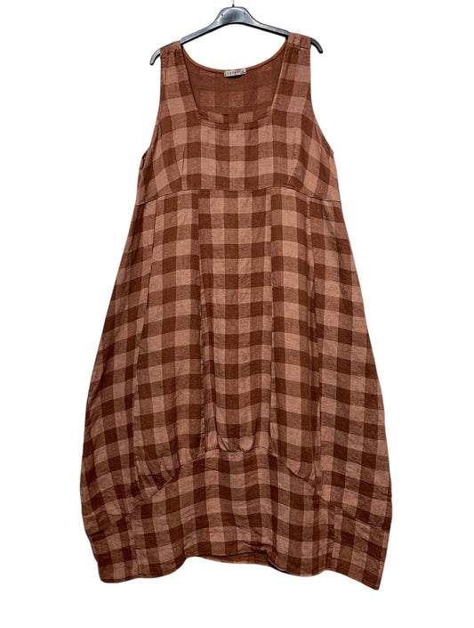Gingham Linen Dress
