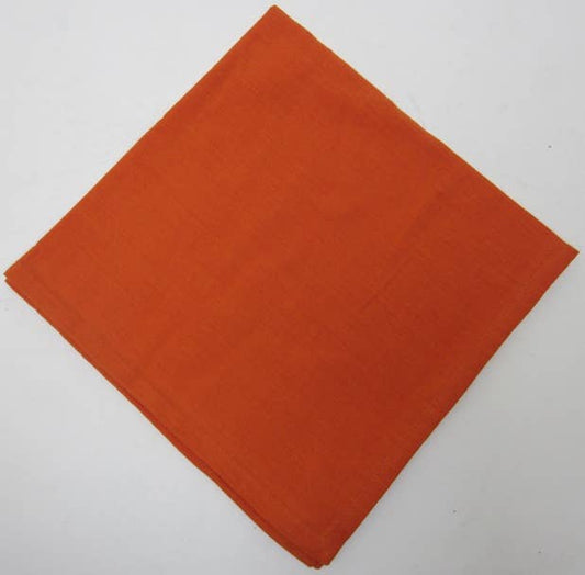 Napkins Woven Homespun Solid Orange