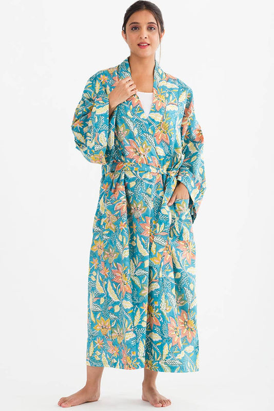 Lalita Block Print Kimono Robes