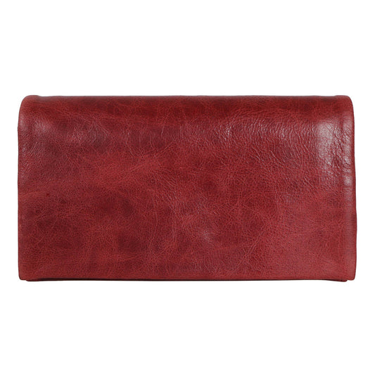Eloise Crackled Napa Leather Wallet
