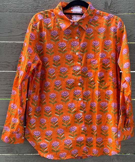 Good Boyfriend Shirt - Netherlands Tulip Tangerine