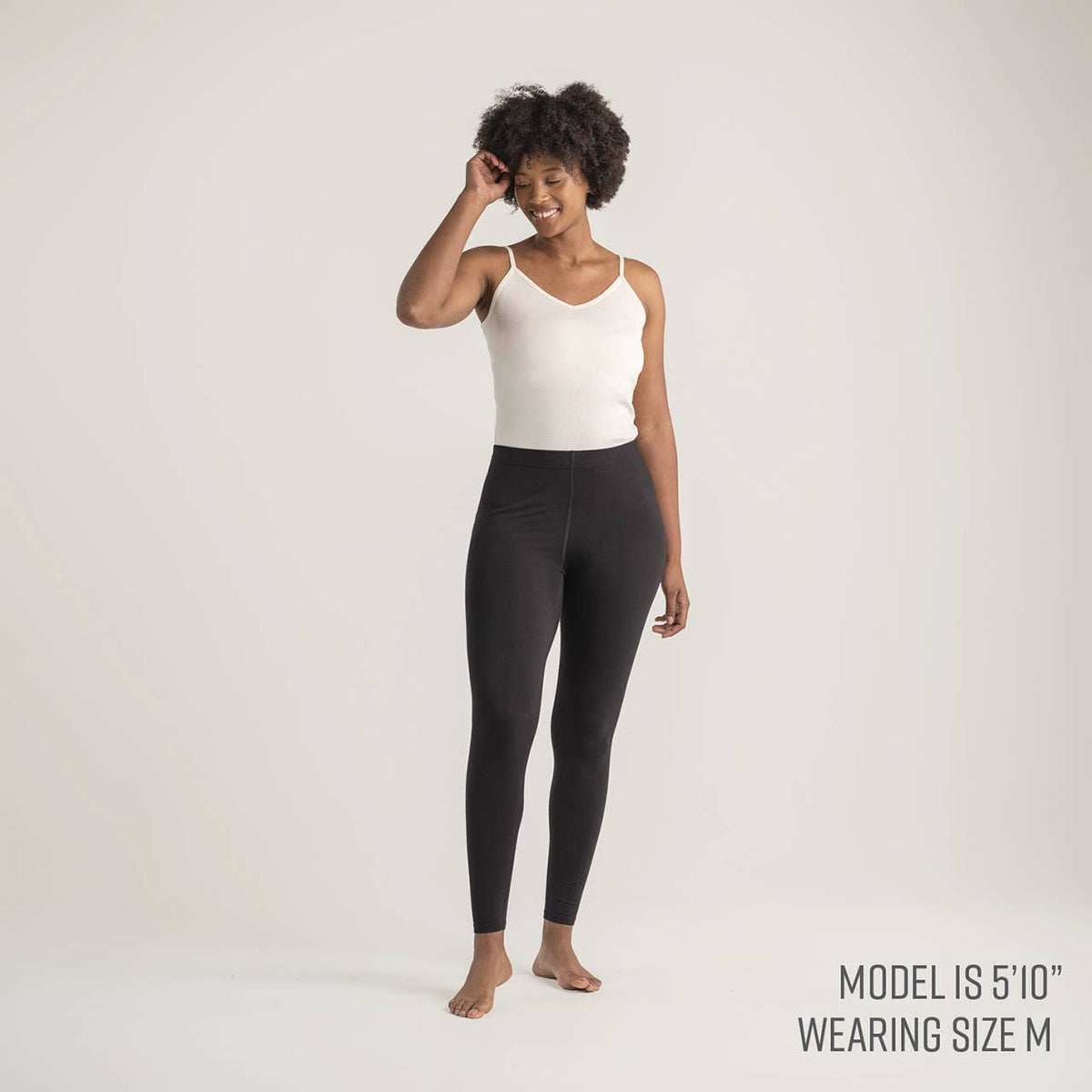 Organic Cotton Base Layer Ankle Leggings