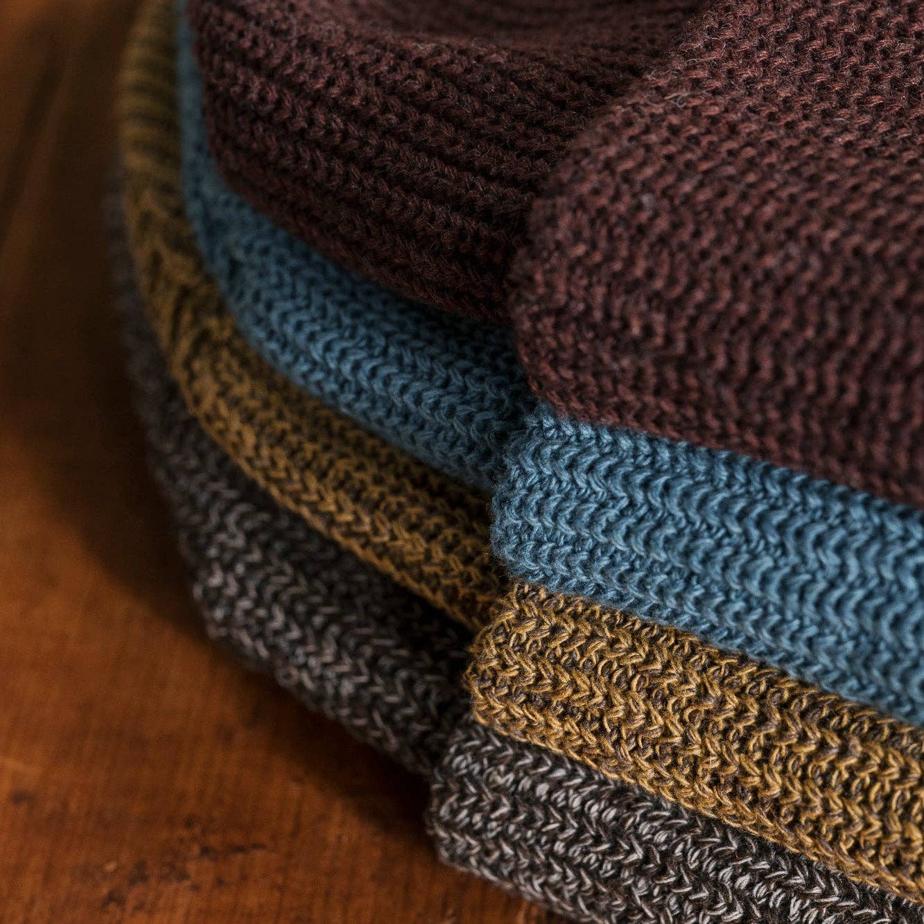 Wool Watch Cap - Maroon