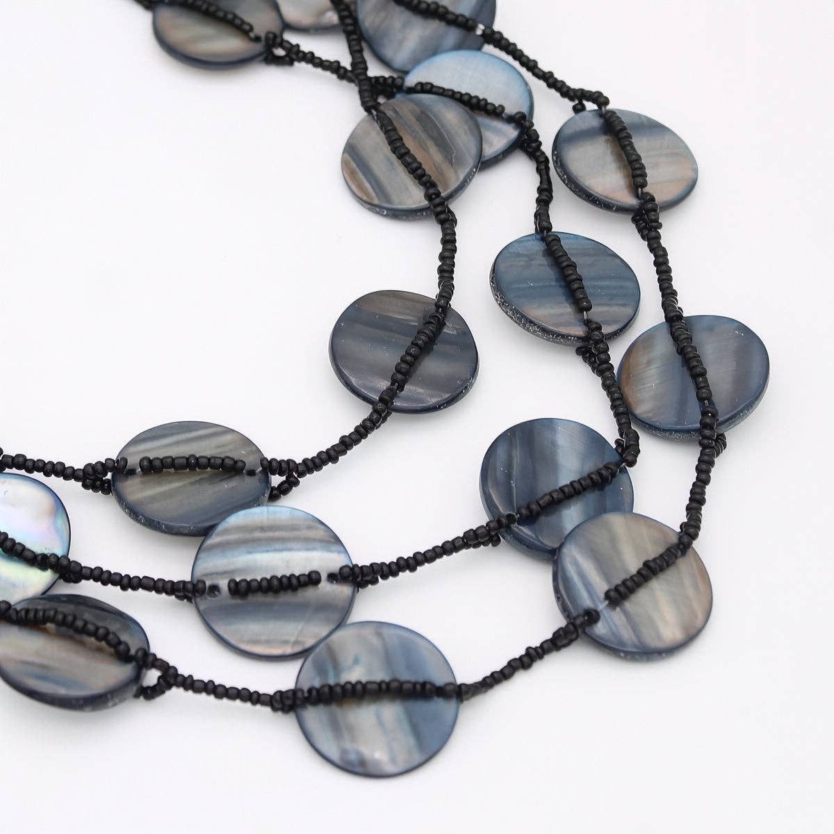 Black Sky Dream Bib Necklace