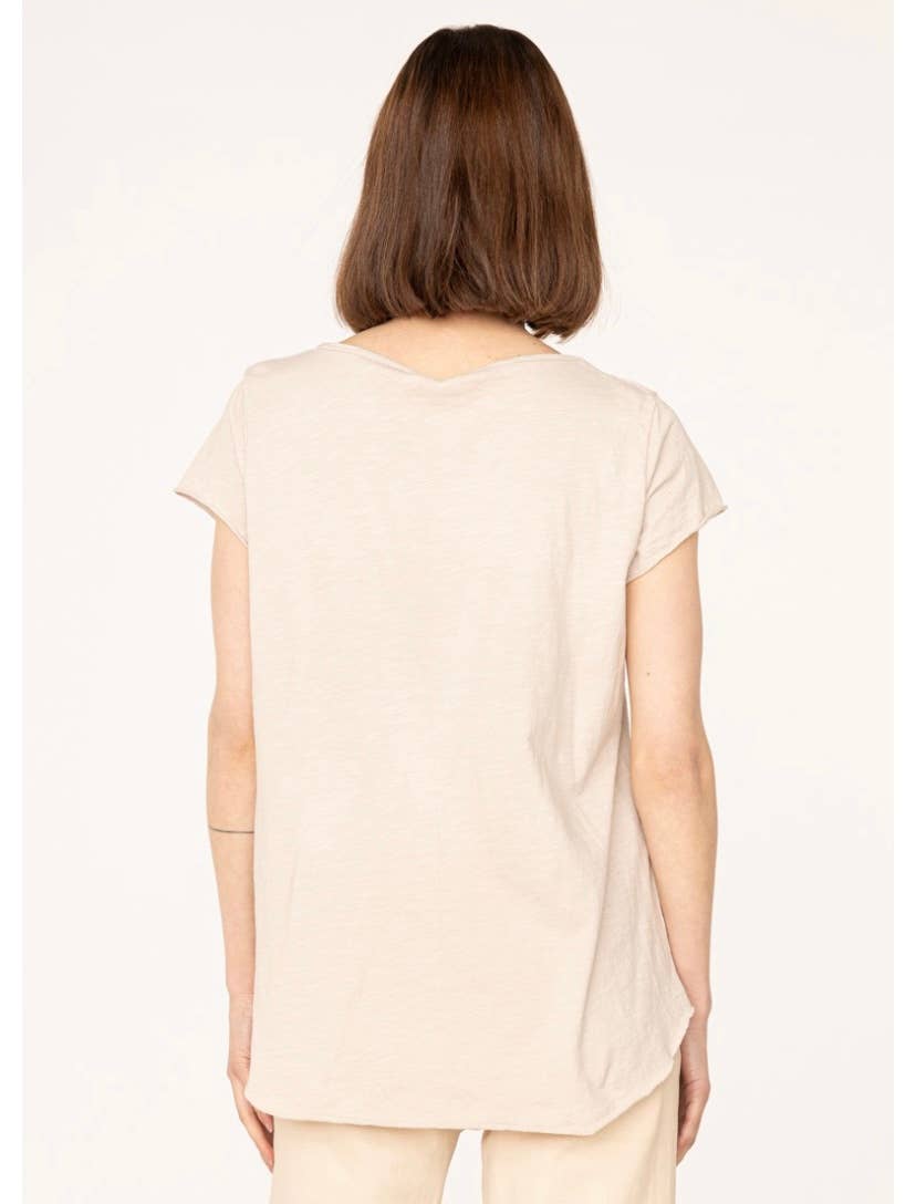 COTTON T-SHIRT ROUND NECK, BASIC 8117
