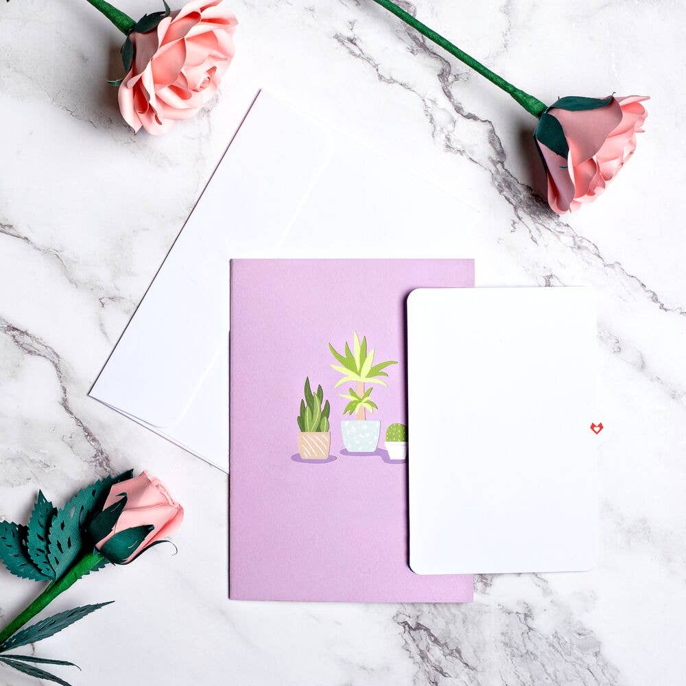 Greenhouse Garden Card, 5x7" Pop-Up Cards