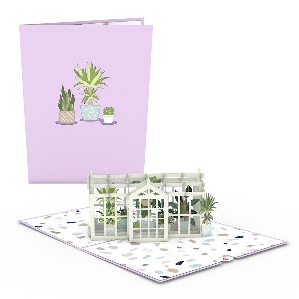 Greenhouse Garden Card, 5x7" Pop-Up Cards
