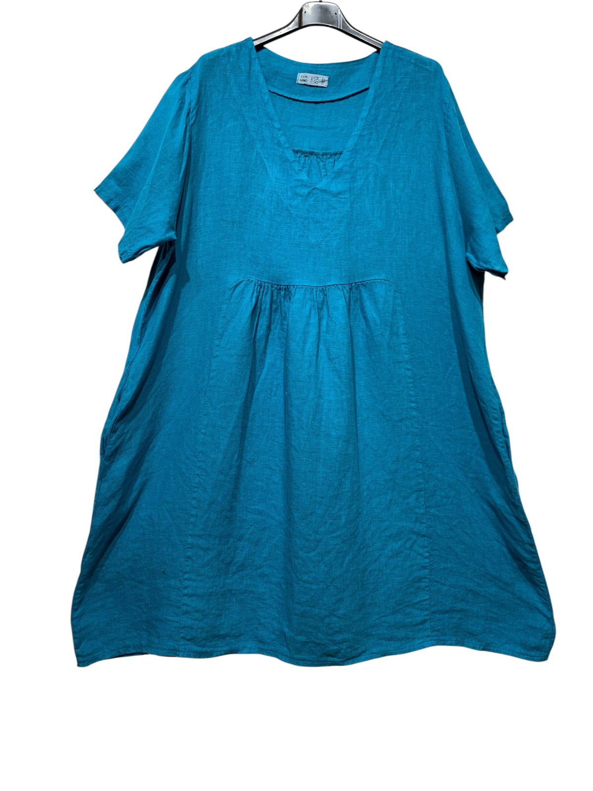 56462 THICK LINEN DRESS