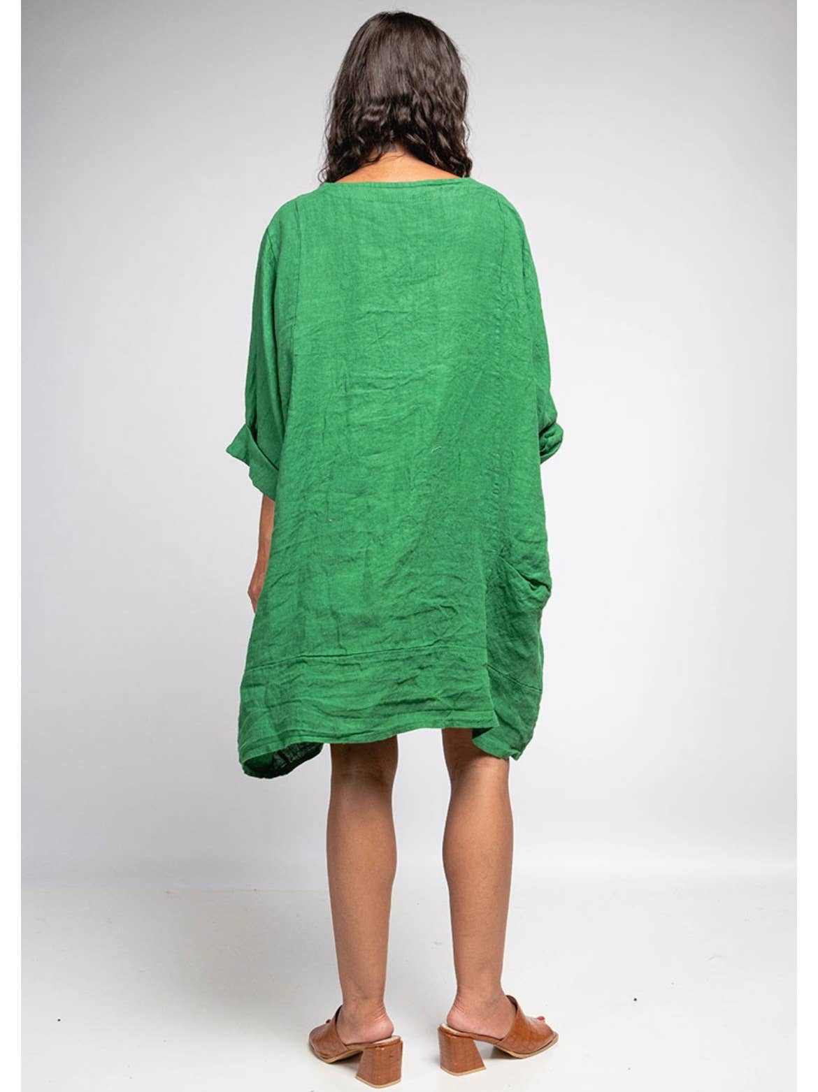 LINEN DRESS. 67188 MELANIA