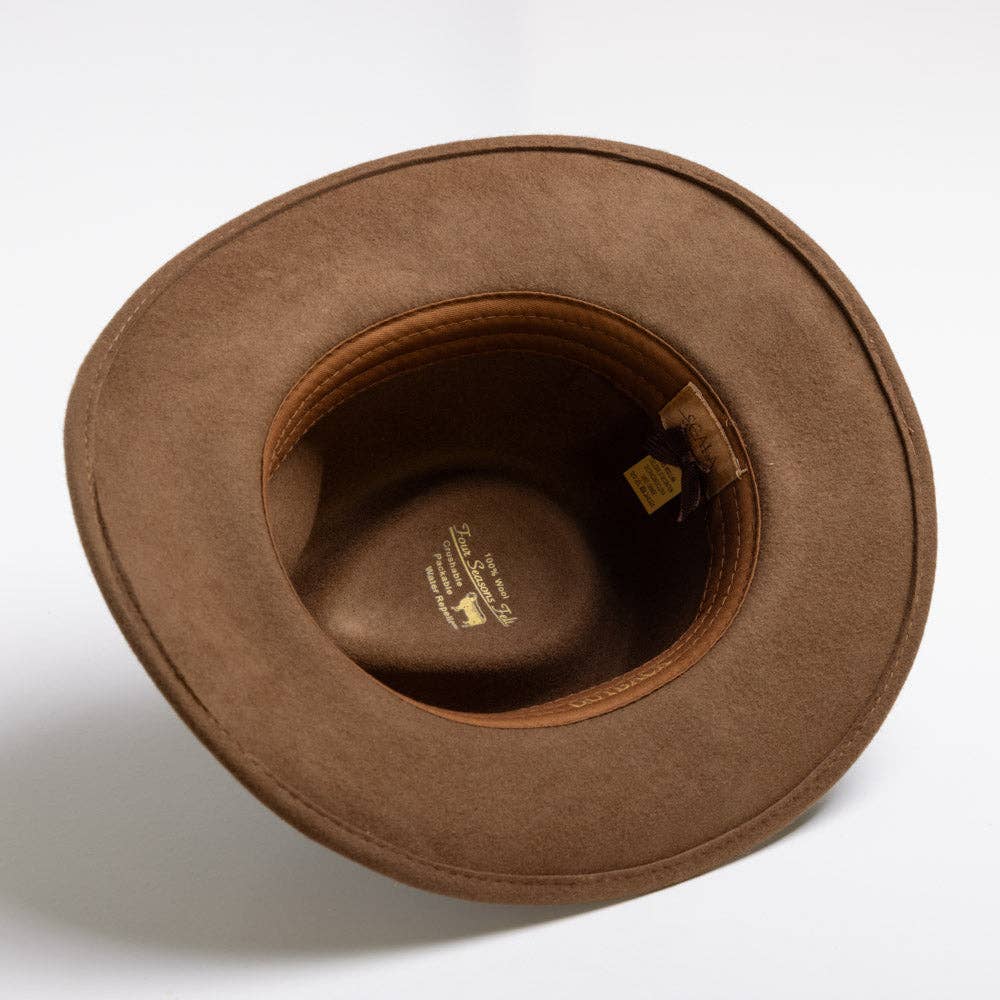 Mens Winter Wool Felt Crushable Hat- Dakota