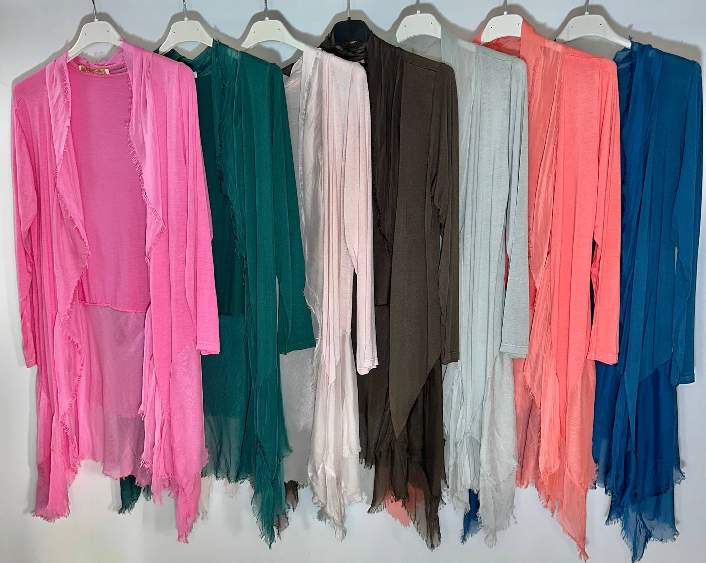 Silk and Viscose Cardigan 
No Tariffs Will Be Ad