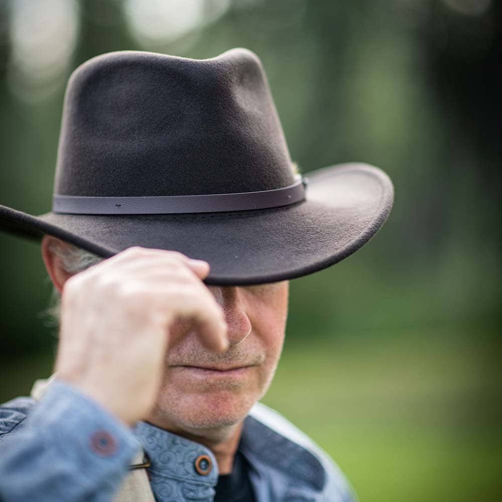 Mens Winter Wool Felt Crushable Hat- Dakota