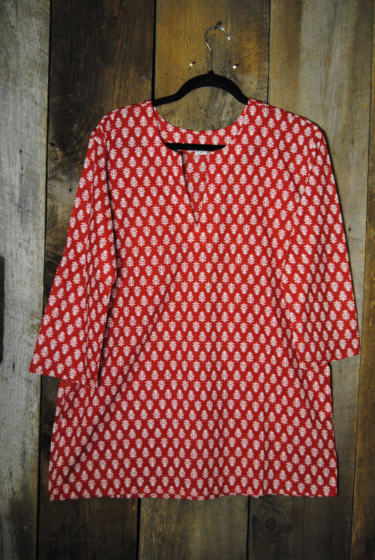 Ladies Cotton Kurti Tunic 03876 (XS, S, M, L, XL, XXL)