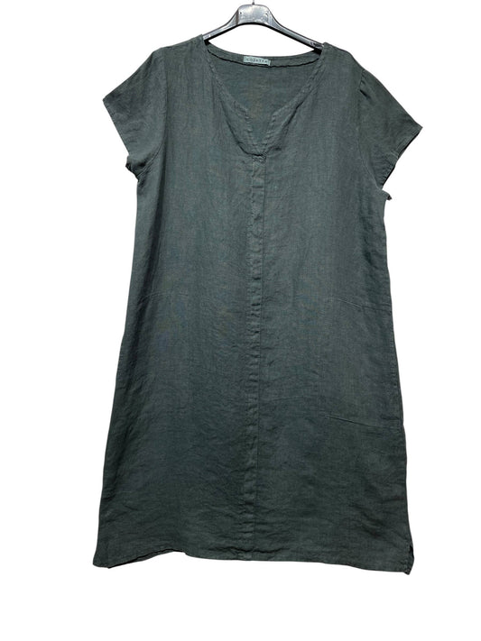 37692 TUNIC IN 100% LINEN: SCARABEO