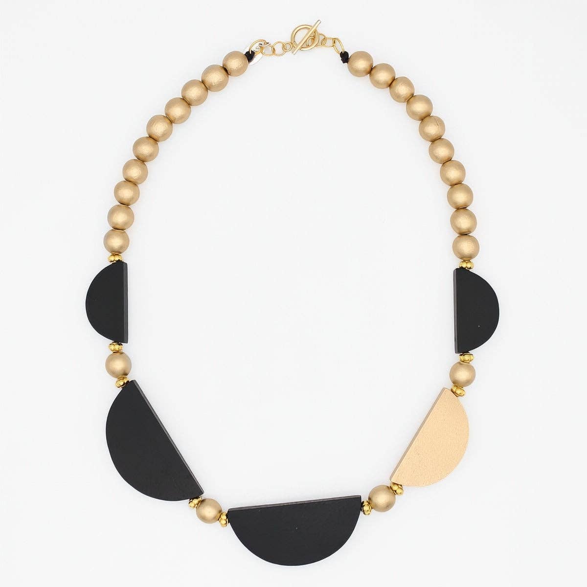 Gold Celeste Crescent Necklace