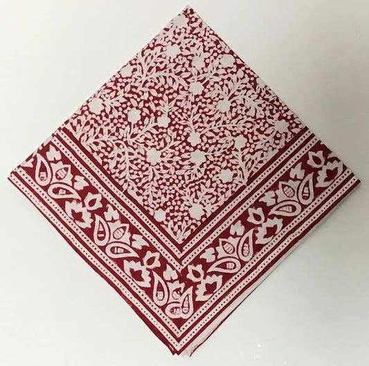 Napkins Holiday Print Red
