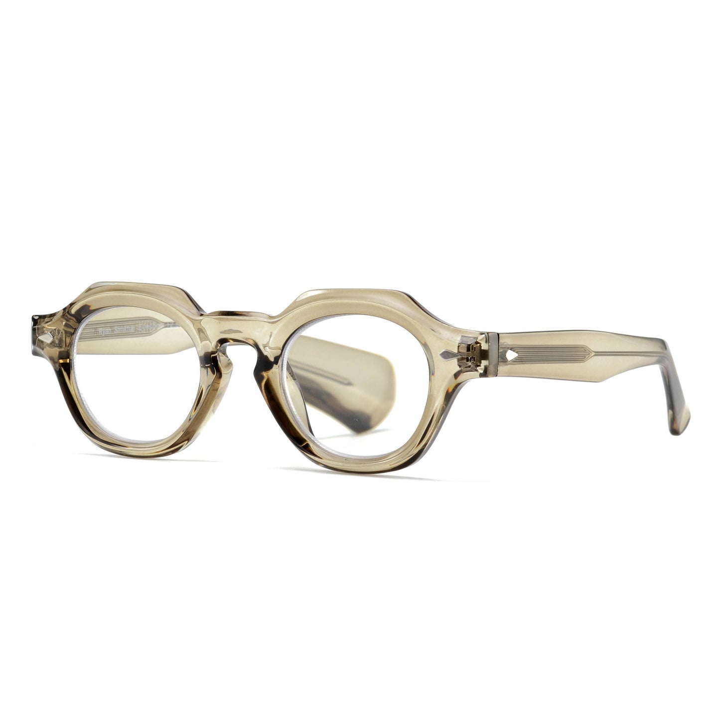 TOBY | Transparent Olive Green | Blue Light