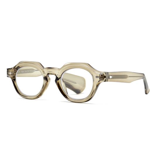 TOBY | Transparent Olive Green | Blue Light
