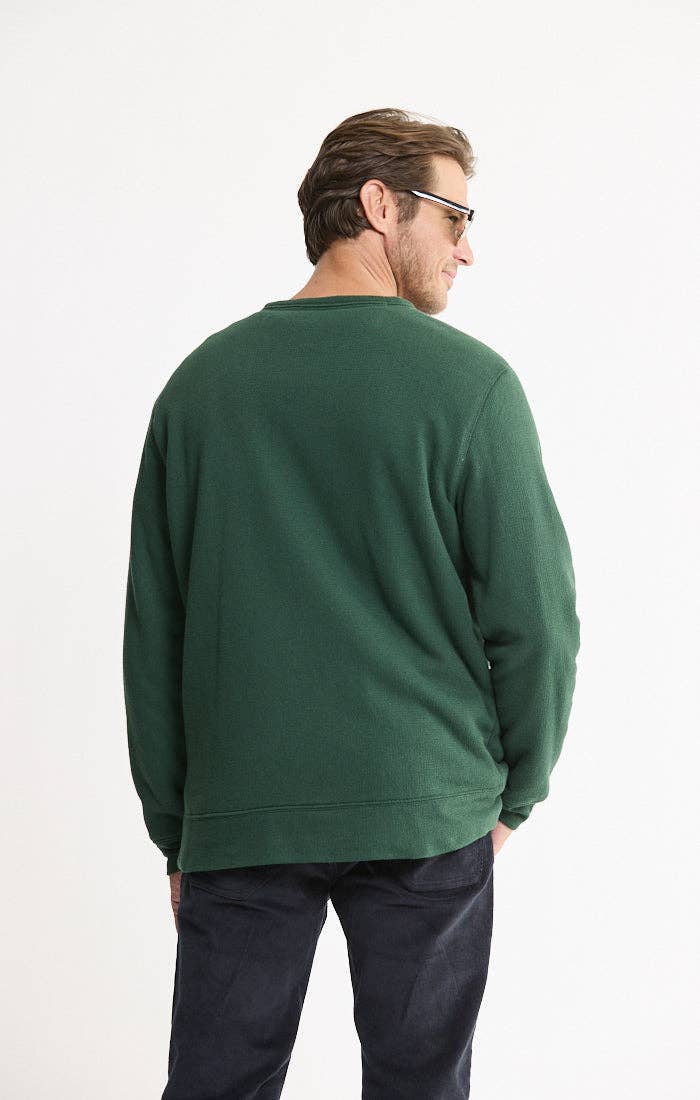 Kent Jacquard Sherpa Lined Crewneck