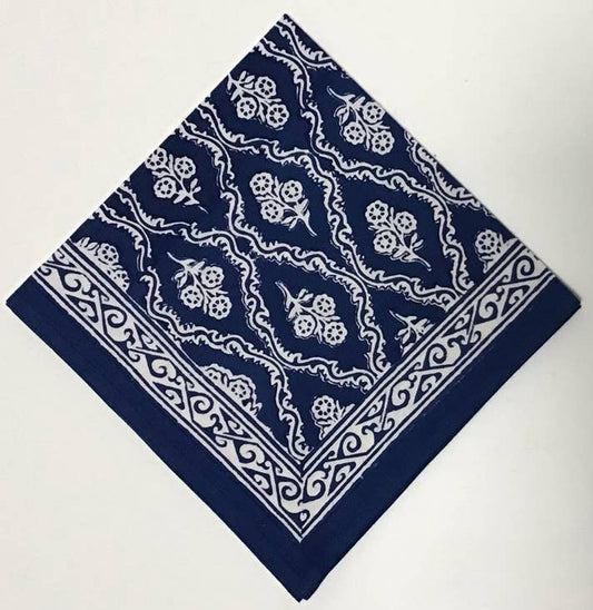 Napkins Trellis Navy 1904K