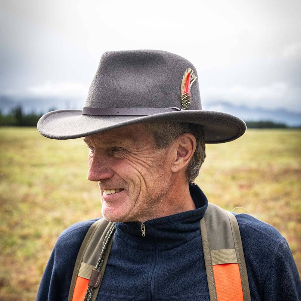 Mens Winter Wool Felt Crushable Hat- Dakota
