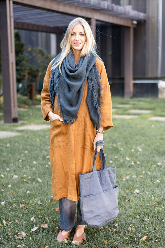 Linen Renu Long Coat