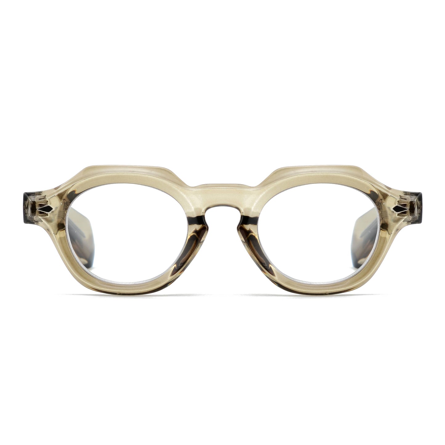 TOBY | Transparent Olive Green | Blue Light