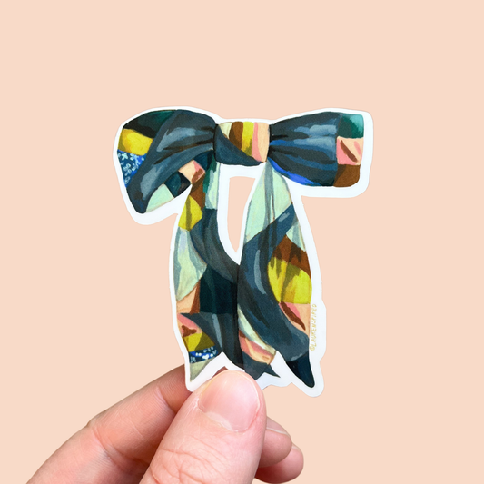Bow Vinyl Stickers, Sewing Stickers, Quilt Stickers, Bow