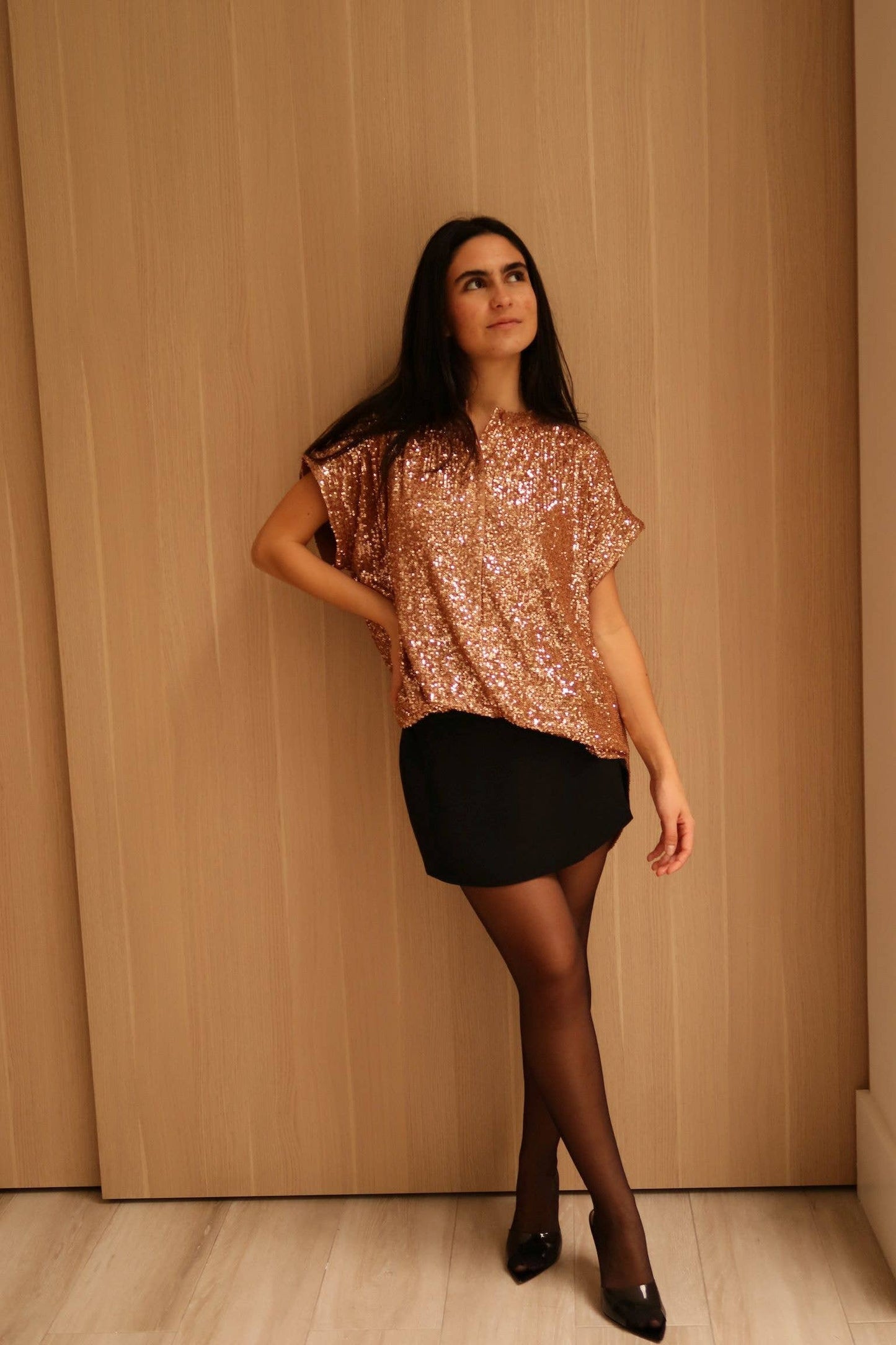 Viky Sequin Blouse