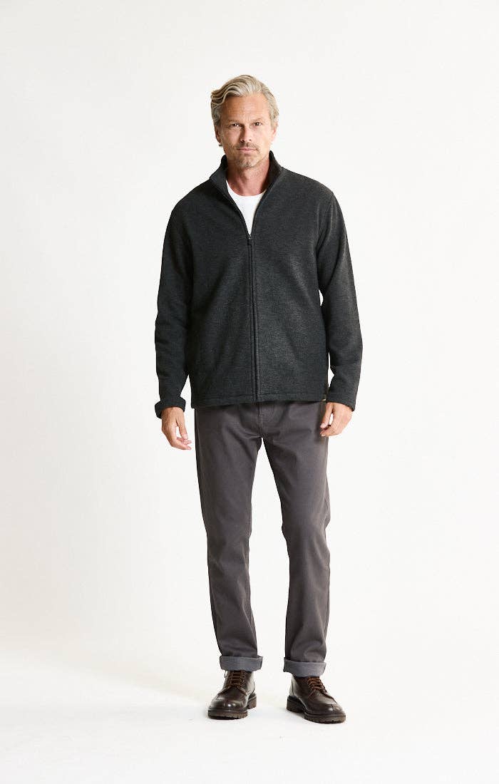 Heathered Knit Full-Zip